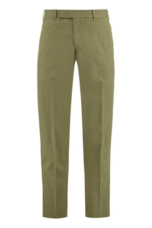 Pantaloni chino in cotone stretch-0